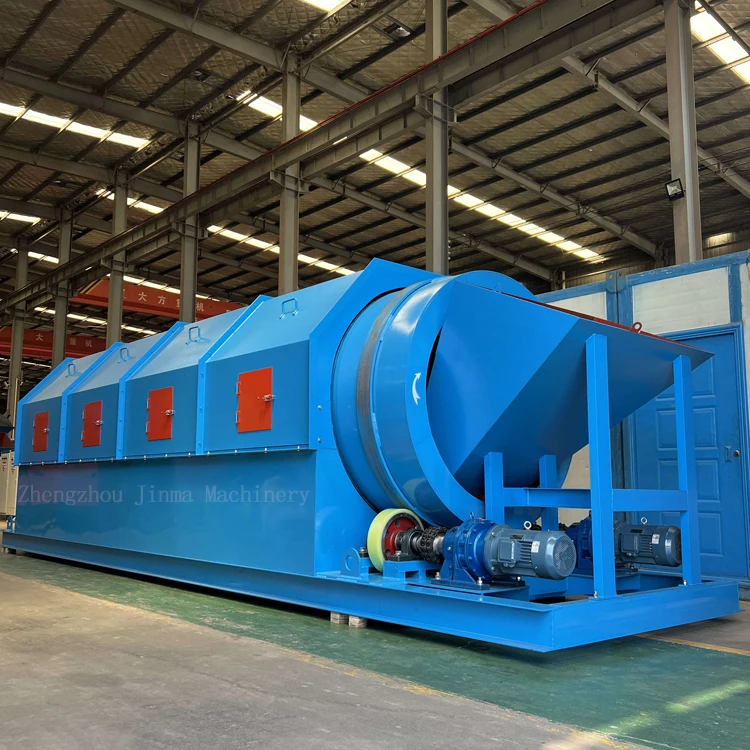 Separator sorting domestic garbage drum screen sawdust sieving machine rotary drum screen