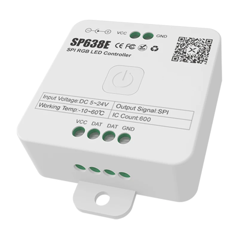 Лидер продаж SP638E SPI RGB светодиодный контроллер RF 2 4G пульт дистанционного управления пиксельный магический цветной диммер WS2811 SK6812 WS2812B Светодиодная лента