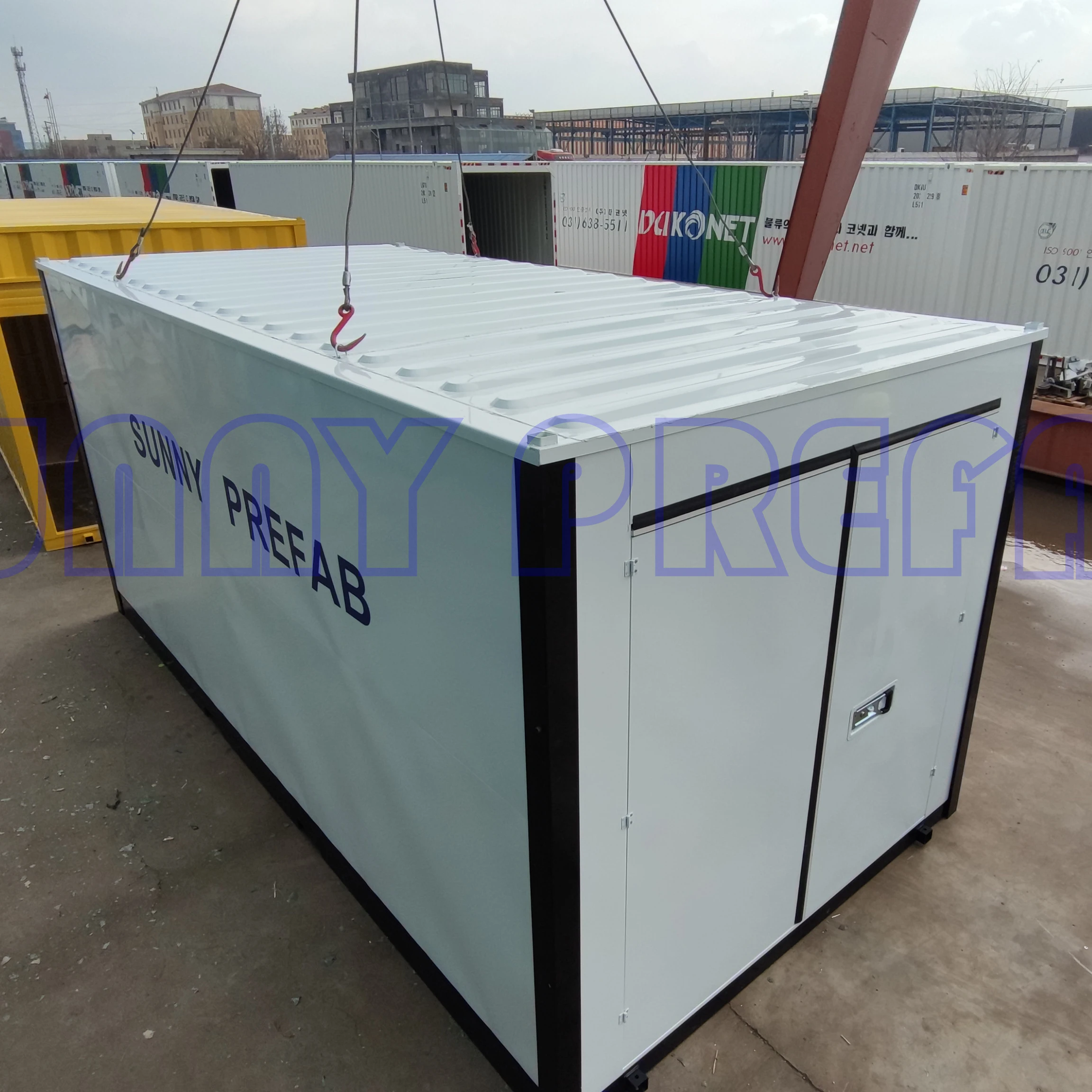 steel material welded prefab container storage self storage assemble foldable mobile container stackable portable storage shed