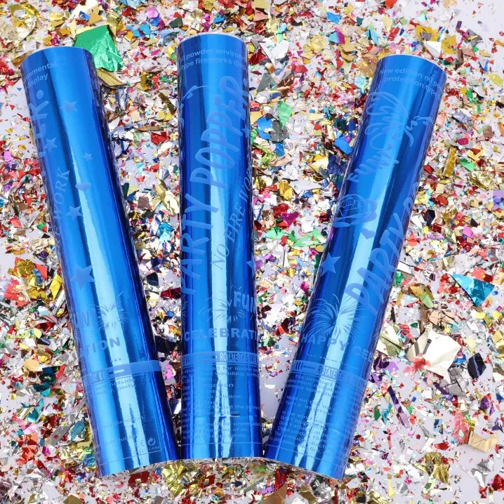 Эксклюзивные вращающиеся цветочные трубки для вечеринок и спрей ручные Свадебные петарды Прямая поставка с завода оптовая продажа конфетти-пушка