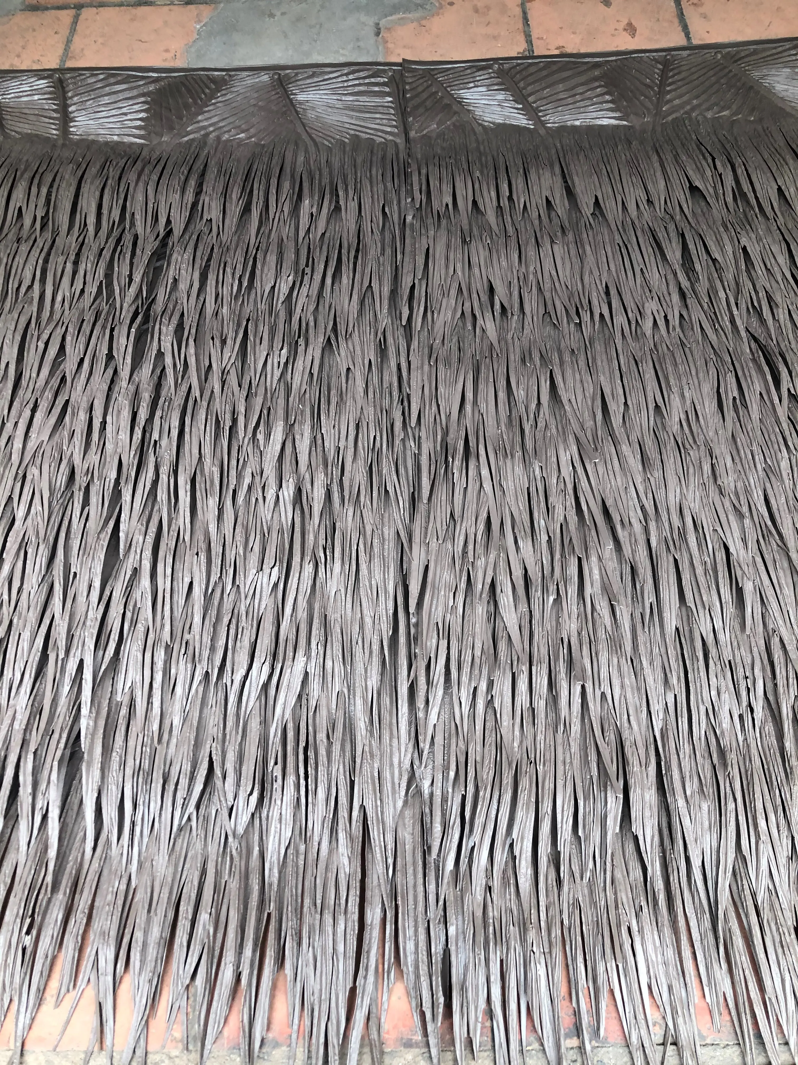 Mexican flame retardant fire retardant synthetic nanoresin palm thatch