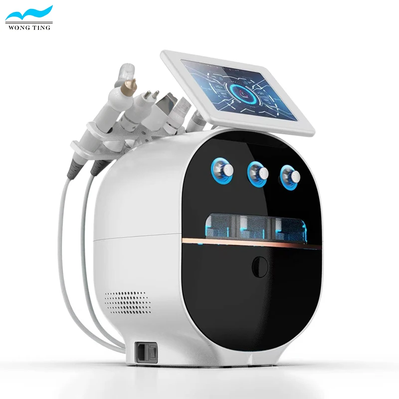 wholesale 6 In 1 H2O2 Water Oxygen Jet Peel Hydra Beauty skin Cleansing Hydra Dermabrasion Machine Water Aqua Peeling