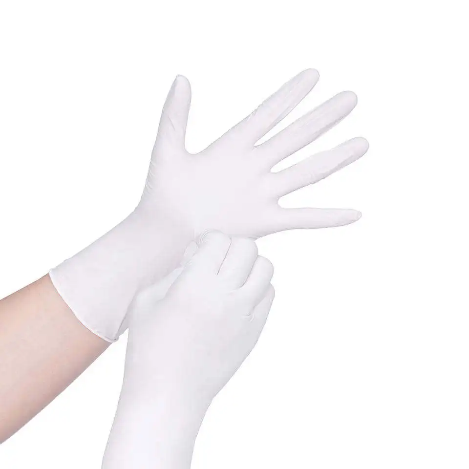 Factory Wholesale Accept OEM 100 Pack Disposable Gloves Nitrile Gloves Powder-Free 100% Pure Nitrile Glove
