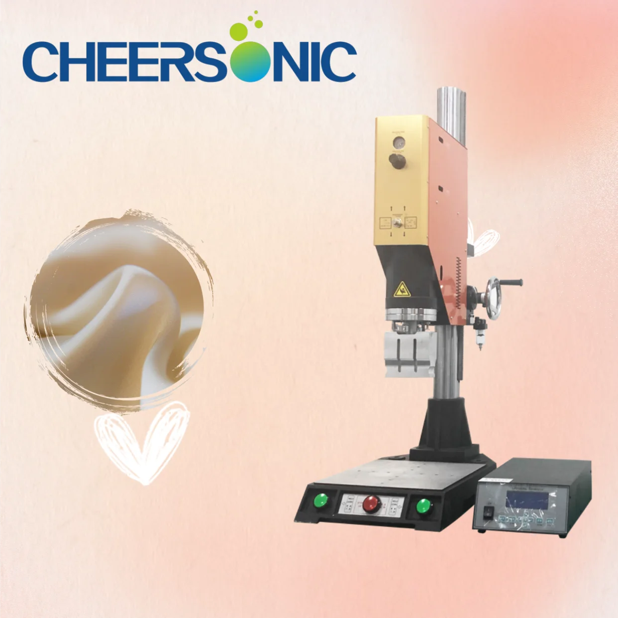 Automation Plastic Ulrasonic Welding Machine Curtain Welding