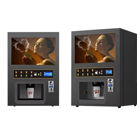 Big Coffee and Hot Drinks Vending Machine Espresso Coffee Making Vending Machine