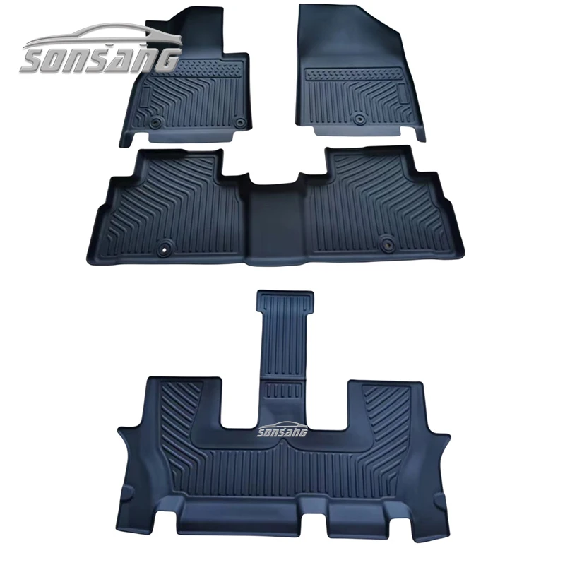 SONSANG TPE Car Floor Mats for 4 pieces  car mats kia telluride