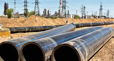 100mm 200mm 600mm pure material black hdpe water supply hdpe pipe