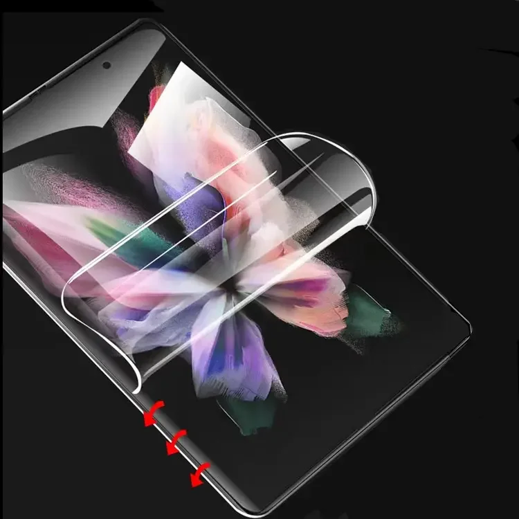 Wholesale high quality hydrogel nano tpu full screen protector film for phone raw material roll