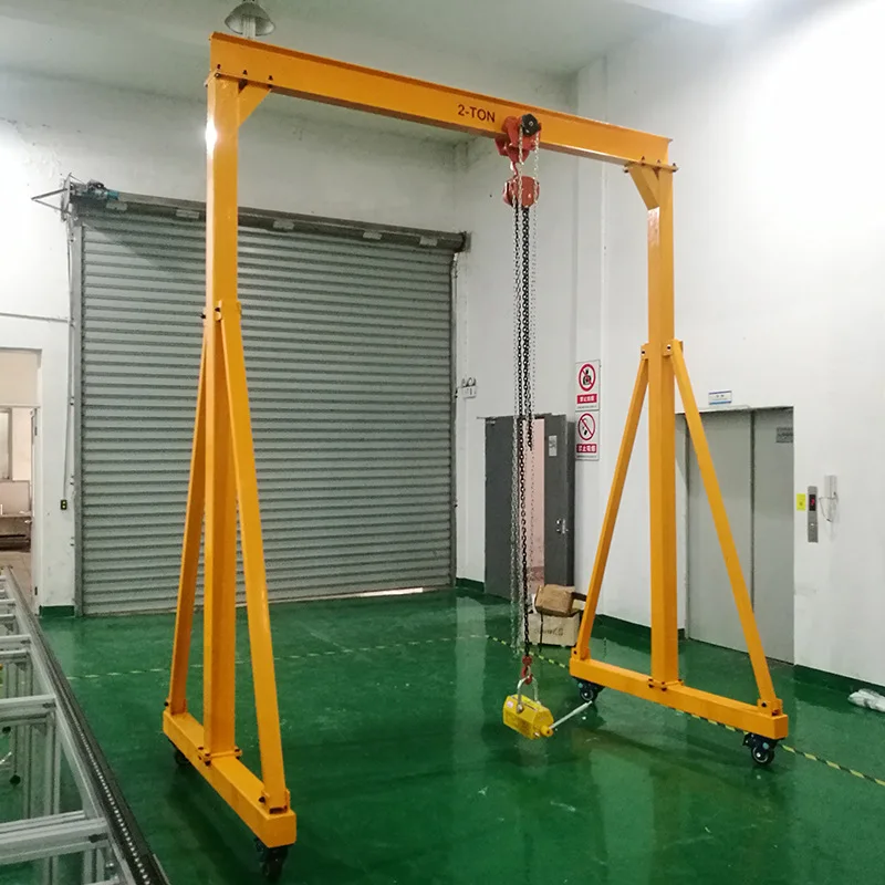 Design Provided Mobile Crane 7 Ton Swl 5 Ton Crane Portable a Frame Gantry Crane Outdoor Mobile Gantry Crane 1ton 2ton 3ton 5ton