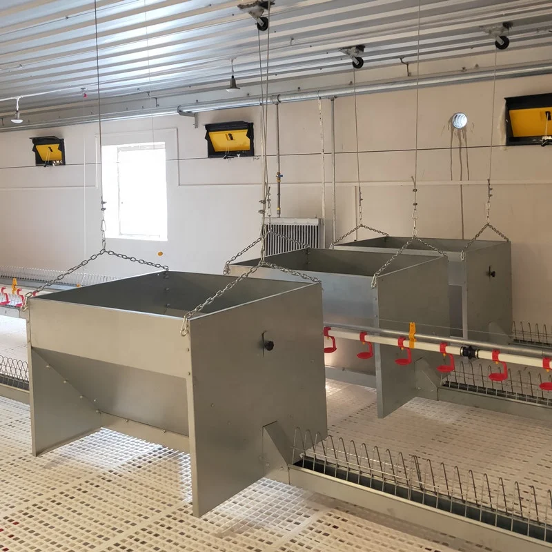 Poultry Farm House Silo bin Automic Conveyor Steel Machine Storage Chicken Feed Hopper