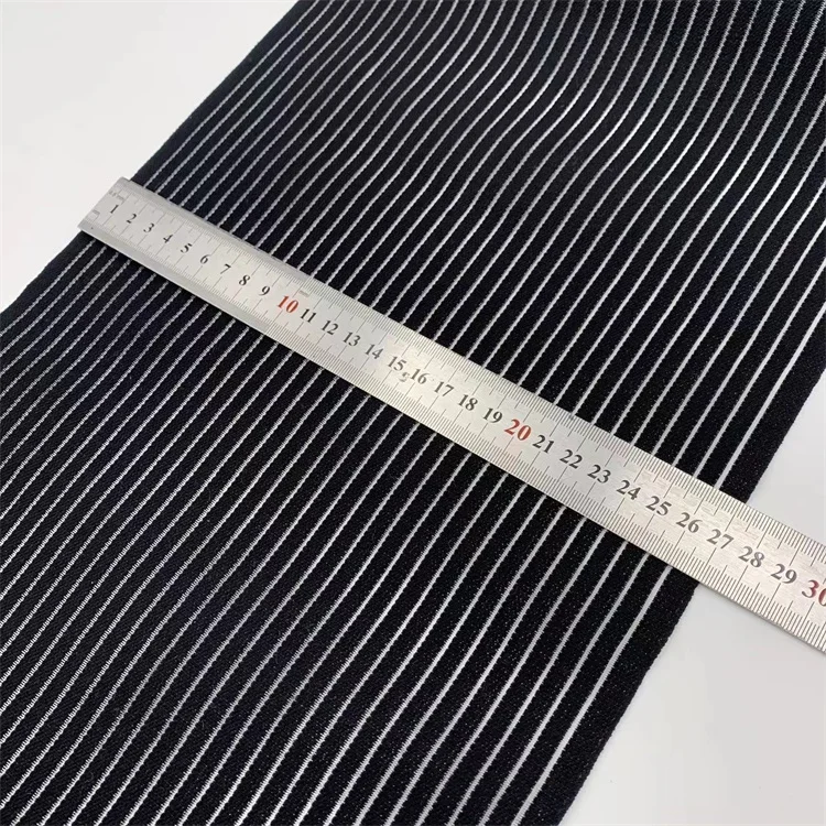 Spot crochet elastic belt, medical elastic belt polyester latex silk rubber belt woven wide band fish ribbon plastic waist