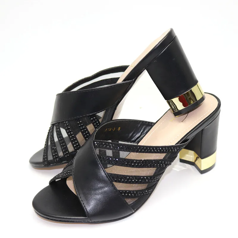 Italian Women High Heel Shoes Wedding Sandals Lady Party High Heels Slippers Dress Shoes Bridal Shoes Sinyafashion Crystal PU