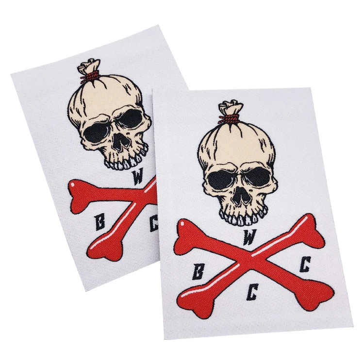 Clothing Labels Iron On Soft Fabric Brand Tags For Clothing Polyester Garment Clothes Labels Tags