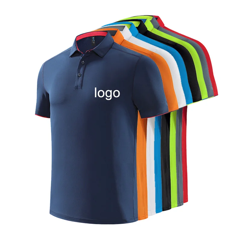 High Performance Moisture Wicking Dry Fit Men Outdoor Sport Custom Embroidery Golf Polo