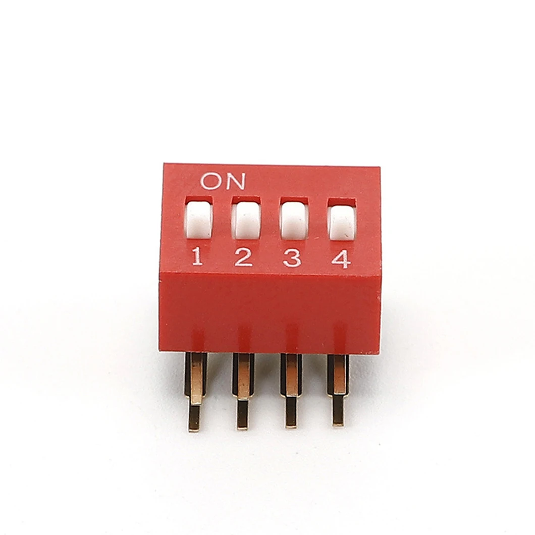 SMD dip switch smd 1-12pin 1.27 pitch 4p7t 127mm smt smd Dial Switch 1 2 3 4 5 6 7 8 9 10 11 12 pin position 1.27mm dip switch