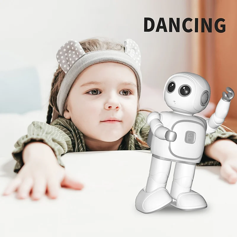 Reeman Music Kids Robot Toy Interactive Intelligent Artificial Intelligence Kids Toy Robot Voice Control Cute Telefono Wifi APP