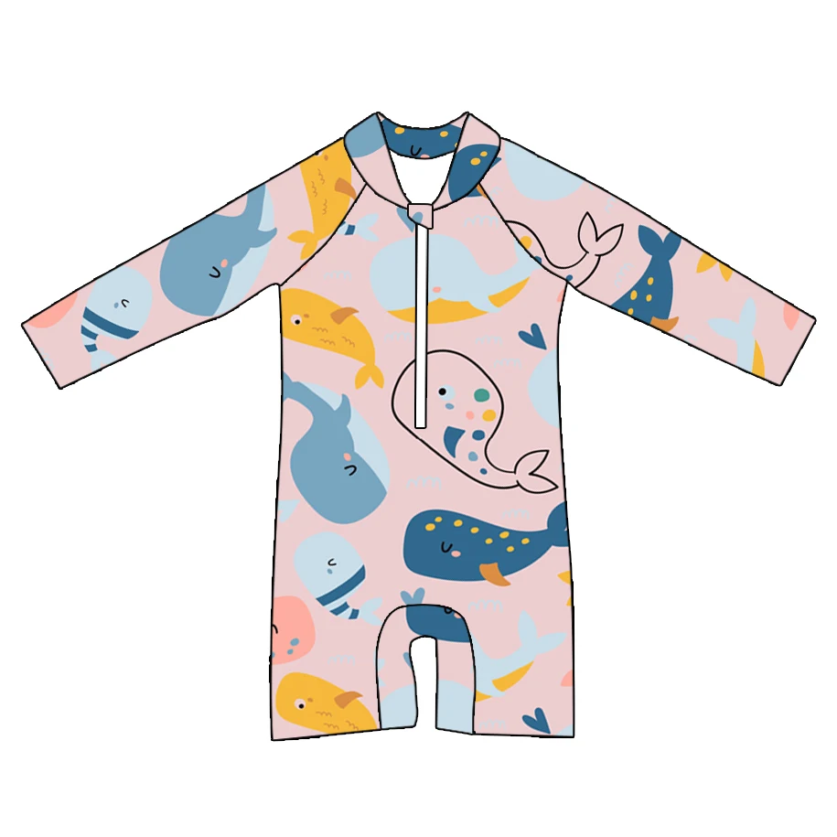 EezKoala One-Piece Swimwear for Infant Baby Boy & Girl 0-3 years, UPF50+ Rash Guard Perfect for Swimming