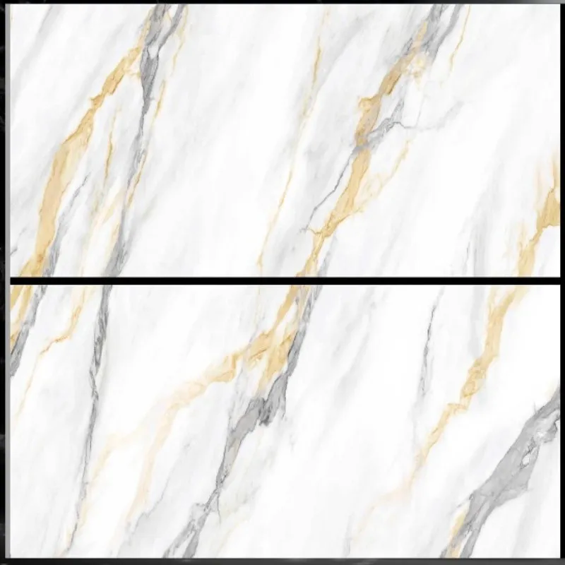 OEM ODM Porcelain Tiles 600x1200mm Glazed Marble Look Tiles