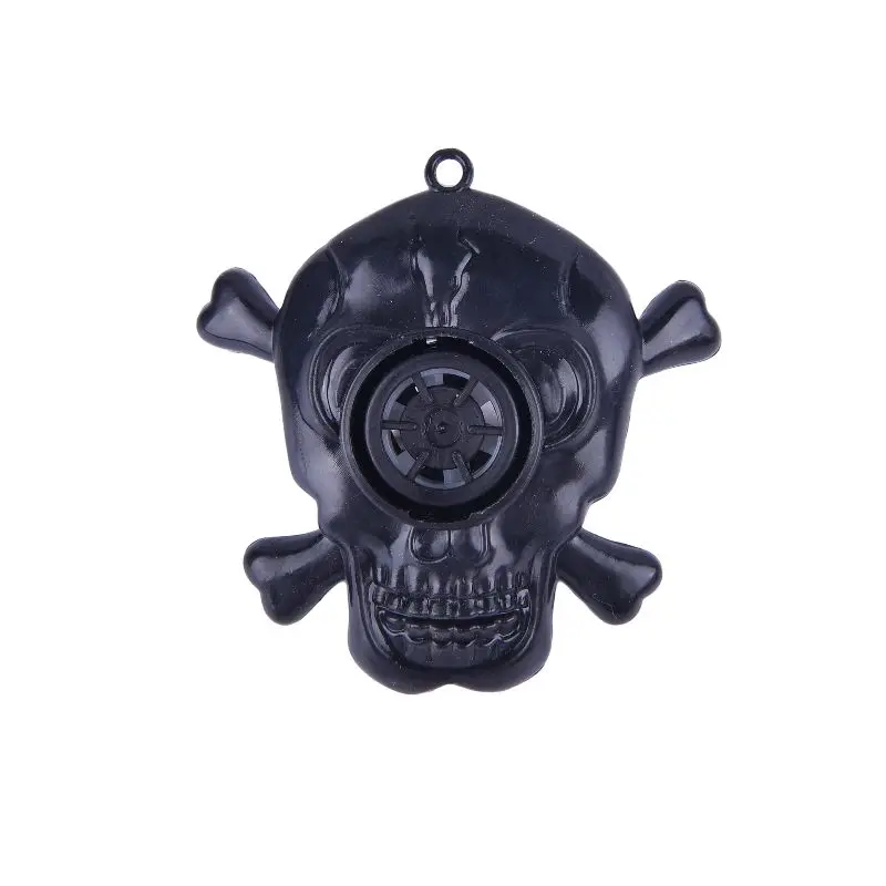 Plastic Whistle Funny Gift Props Skull With Penacho Death Whistle Small Durable Plastic Siren Noise Maker  Party Whistles