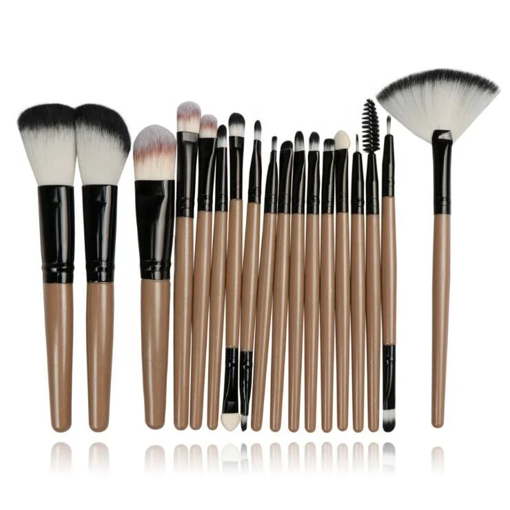 18Pcs Free Combination Eye Shadow Custom New Private Label High Quality Face Brushes Makeup for Eyeliner Eyebrow Eyelash