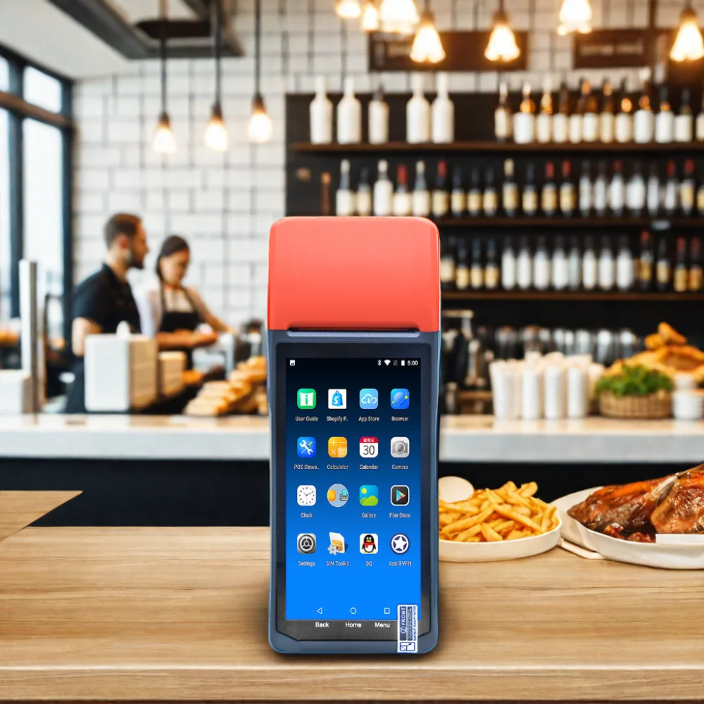 Оптовая продажа портативный 6 0 дюймов HD экран Android 8 1/11 терминал кассовый аппарат ручной Pos для ресторана