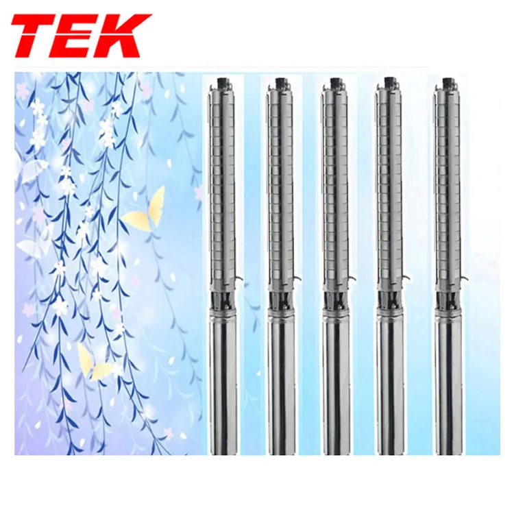 4TS1-21 4SP1-21 4SJ1-21 1T 4-inch 21-stage Impeller Stainless Steel Deep Well Multistage Submersible Centrifugal Pump OEM