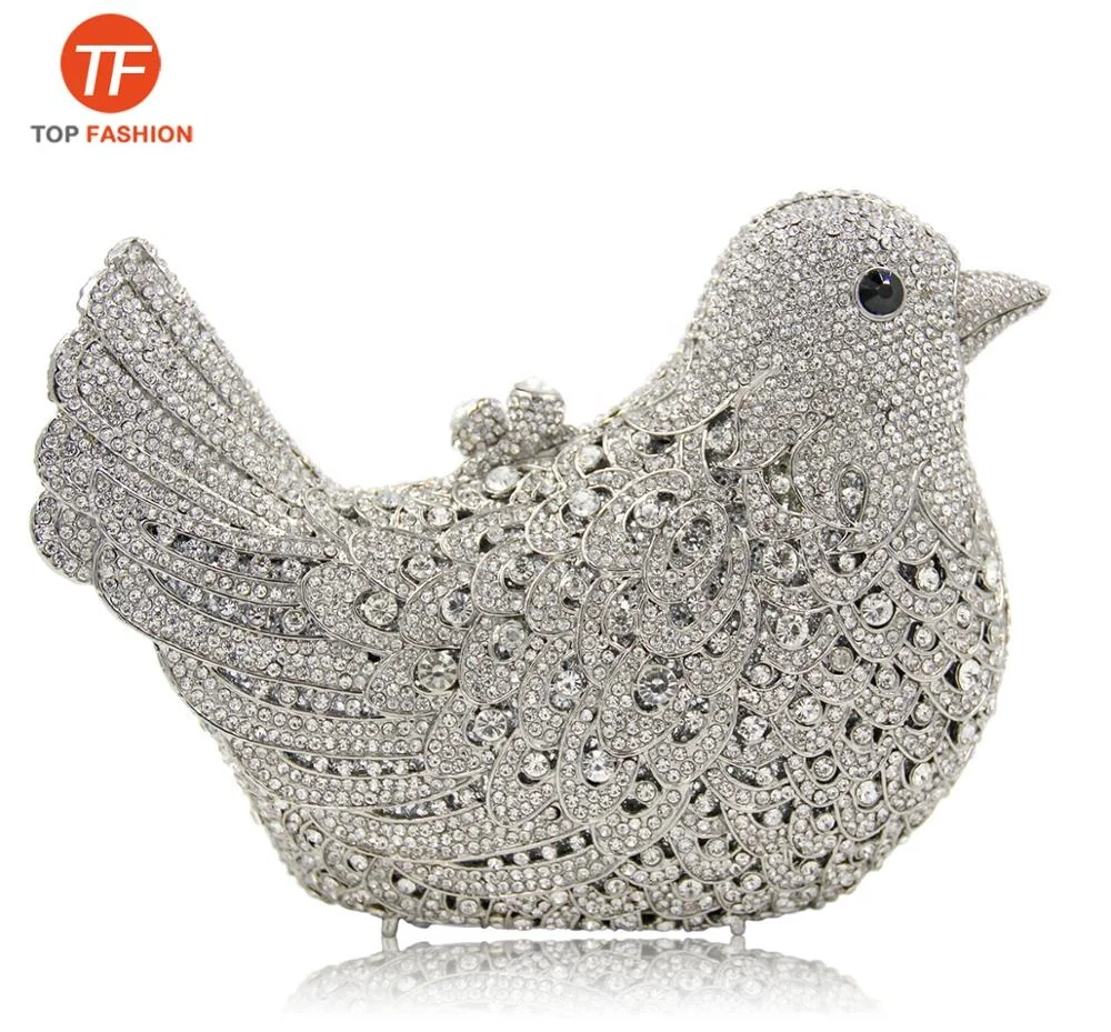 Роскошная вечерняя сумка-клатч с кристаллами и стразами от производителя