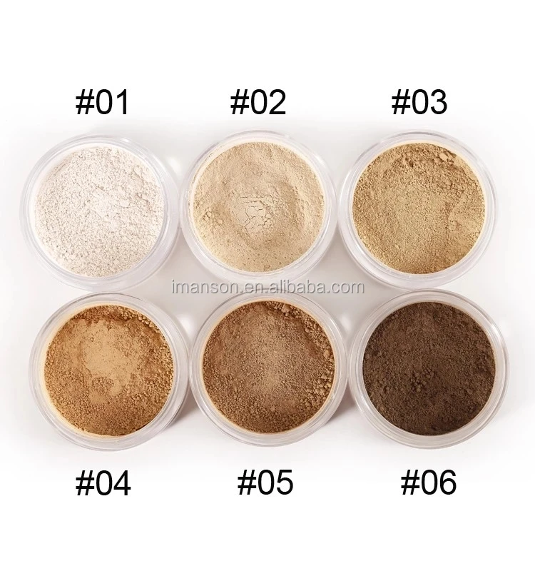 Make Your Own Brand 6 Color Foundation Oil Control Loose Setting Powder