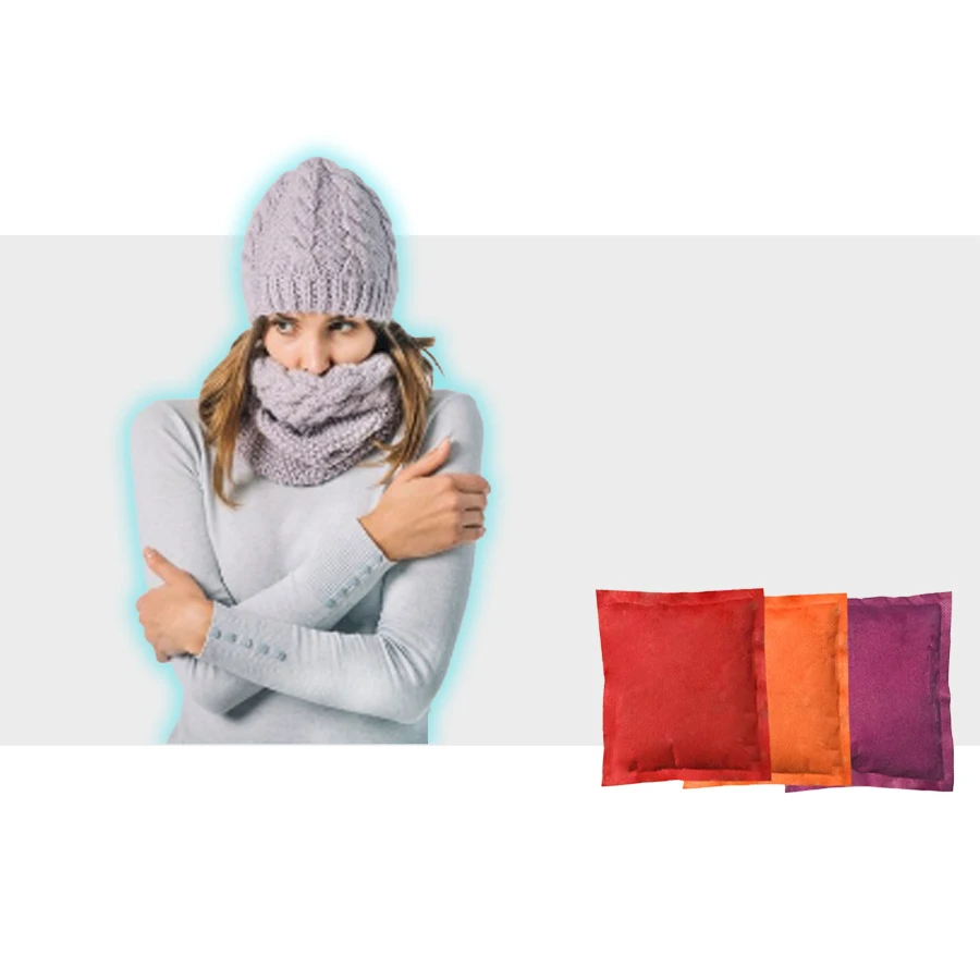 Одноразовый мини-карманный обогреватель для рук индивидуальная упаковка самонагреваемая до 12 часов Упаковка из 20 или 40 пар