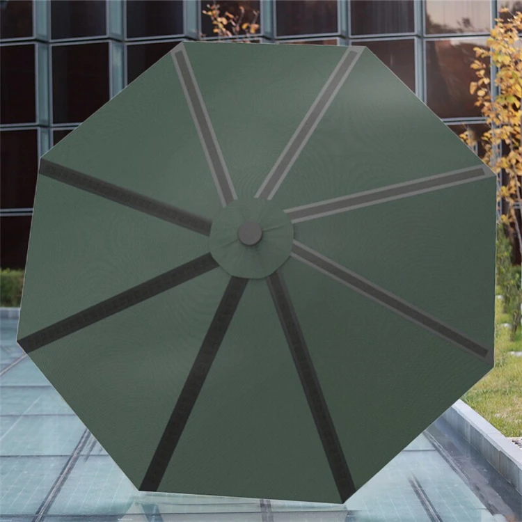 
Anti UV solar panel beach umbrella with USB charger with different color choice 