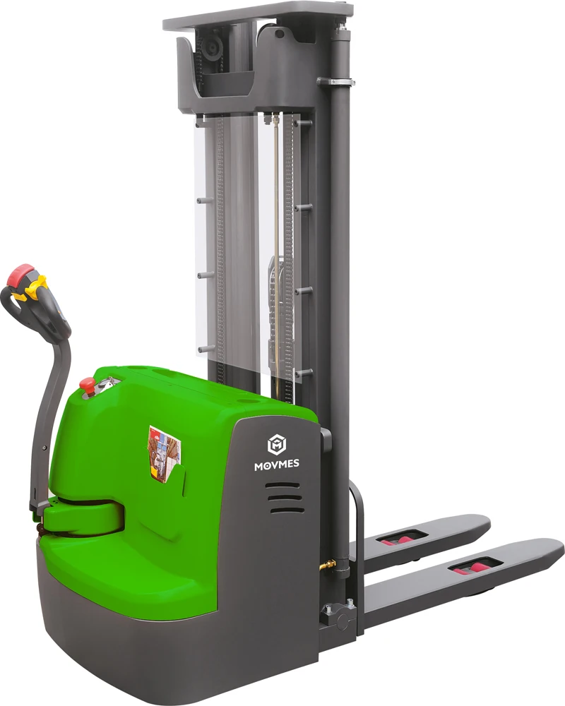 Китайский известный бренд MOVMES электрический штабелер вилочный погрузчик на продажу
