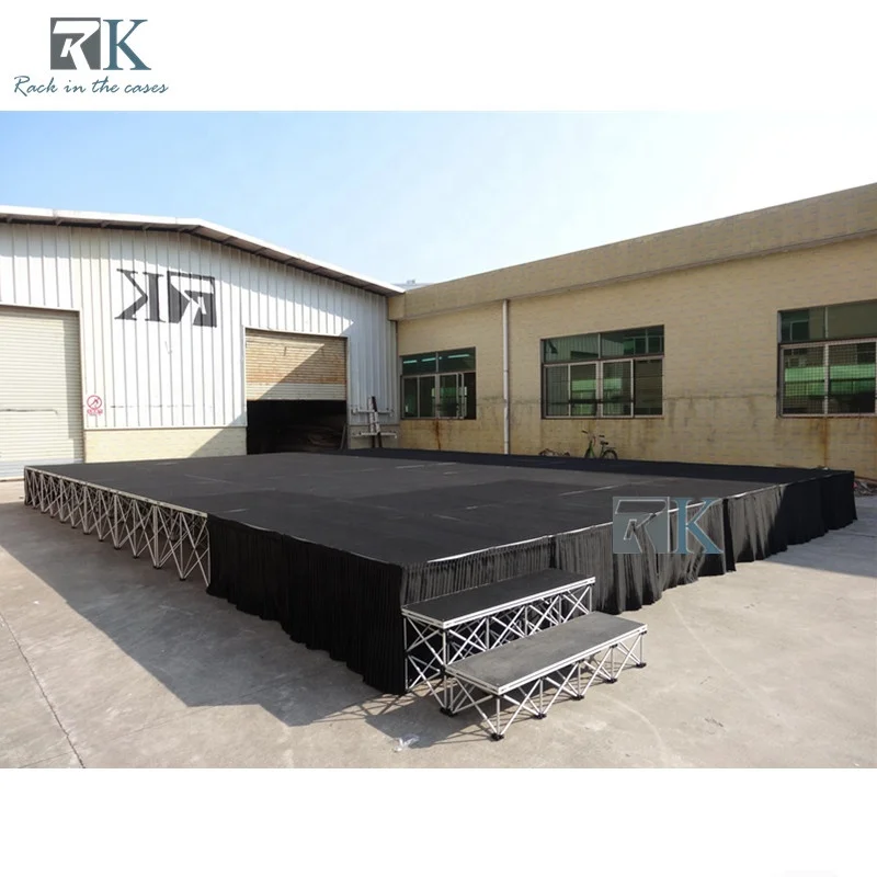 Wedding backdrop stage decors quick assembly stage platform stands