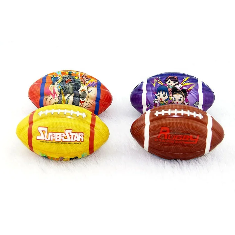 Custom design pu foam American Football rugby stress ball toy