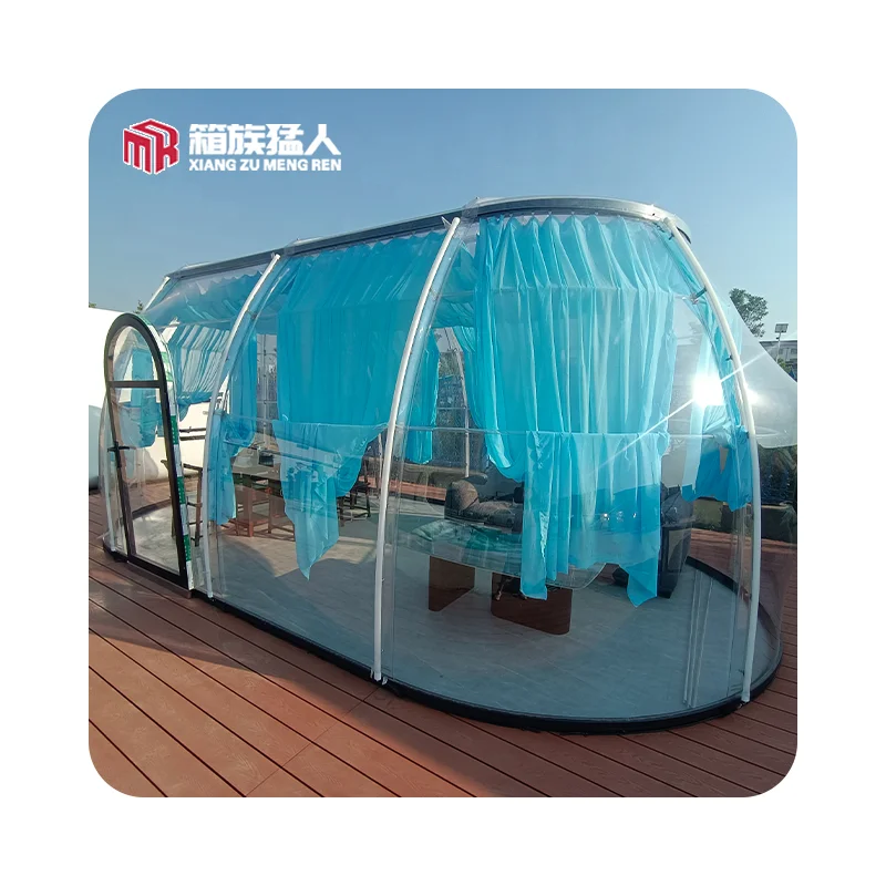 Modern Design Prefab Yurt Tent Large Outdoor Glamping House for Luxury Hotel Project Factory Price with Pc Material
