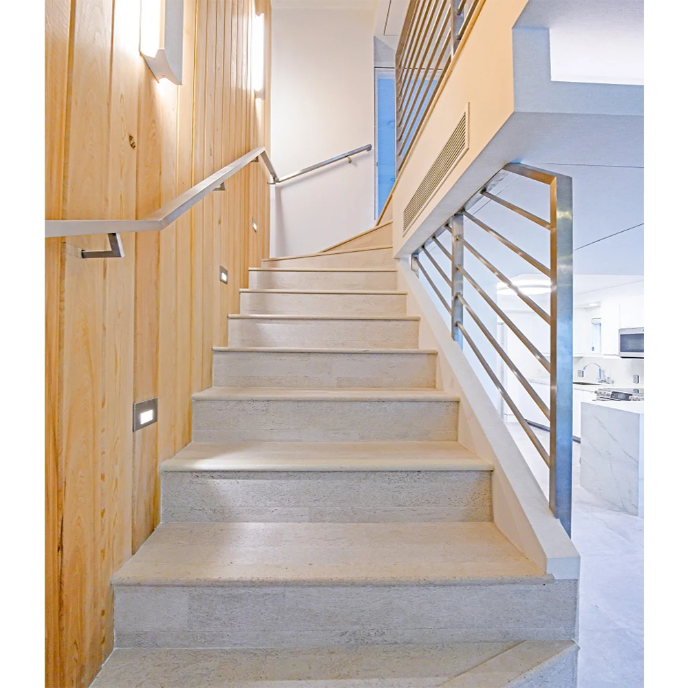 Foshan Metal Stair Baluster Round Tube Rod Bar Railing Side Mounted Stainless Steel Rod Bar Railings