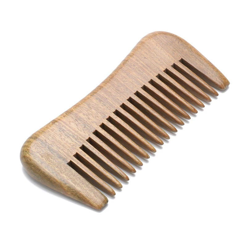 High Quality Handmade Personalized Bamboo Wood Beard Comb Bulk Natural Wooden Comb