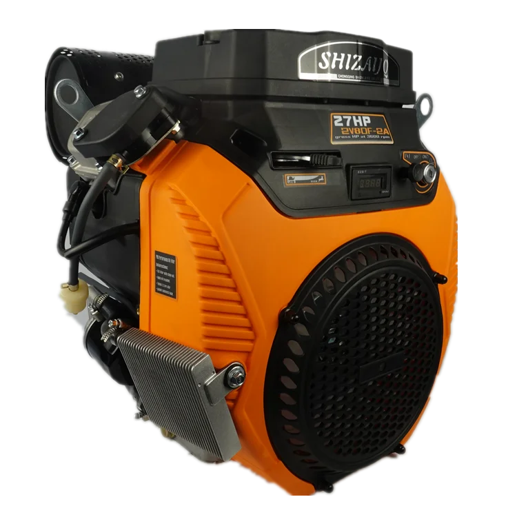 Shizai 27hp 25HP 20HP V-twin Gasoline Engine Two Cylinder Horizontal Shaft Engine