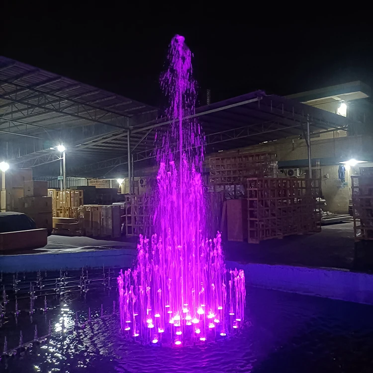 Factory Customize 12M Outdoor Decorative Basket Flower Musical Dancing Water Fountain
