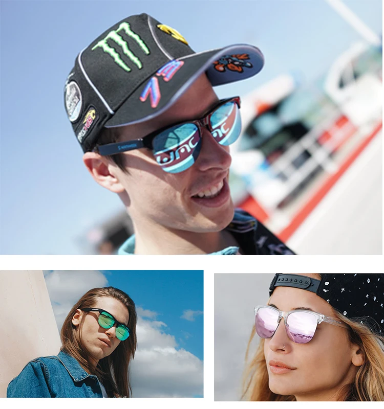 Солнцезащитные очки для мужчин и женщин стильные поляризационные по индивидуальному заказу в европейском стиле