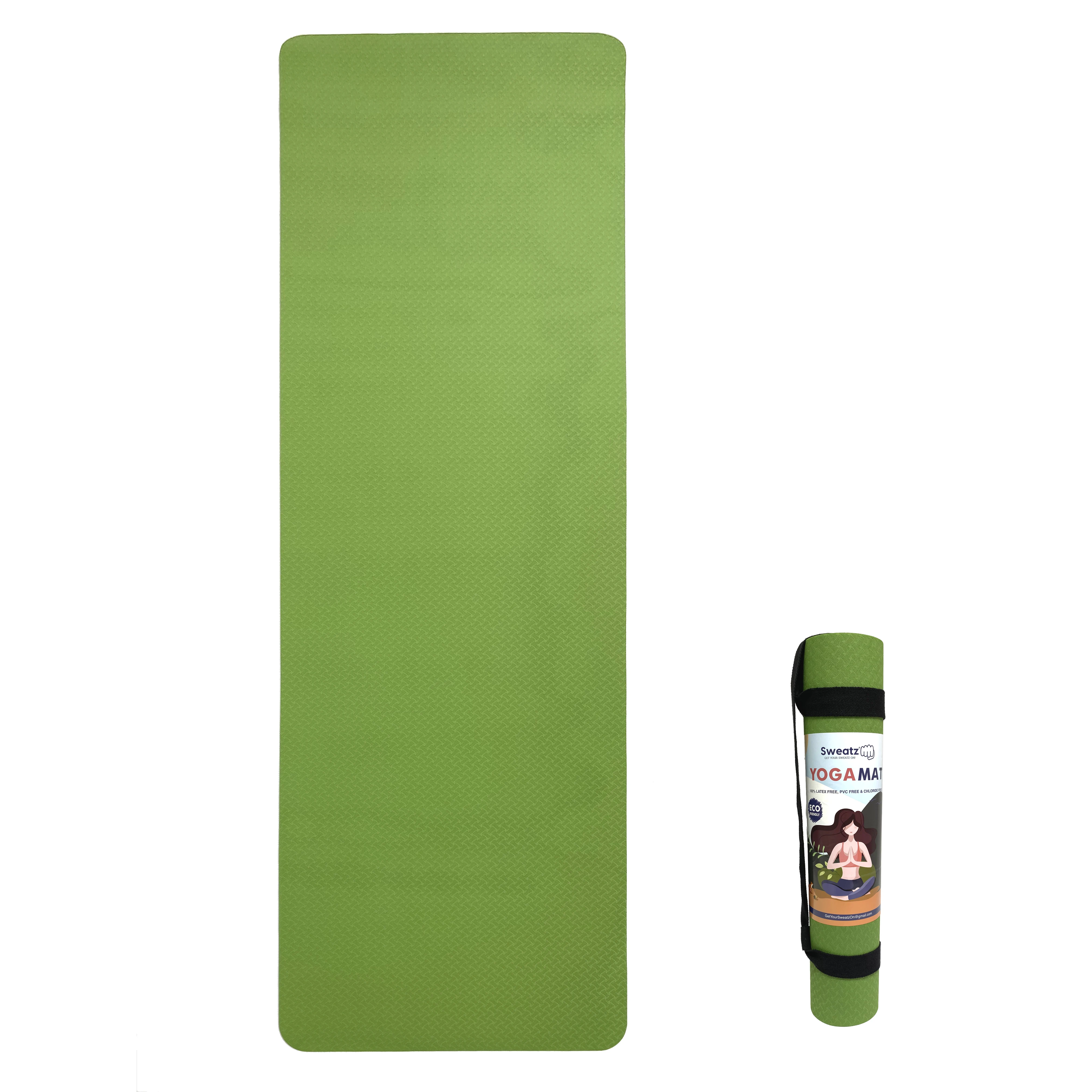 Eco Friendly Fitness Printed Custom Logo High Quality Tpe Double Sided Yoga Mat
