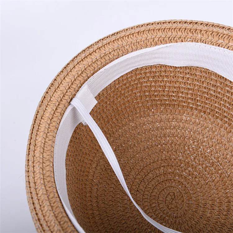 HEFT BOOOGE Cartoon Panda Bunny Ears Design Outdoor Summer Sun Hat Travel Kids Straw Hats