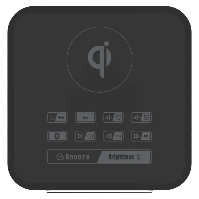 Умные настольные часы с новым ЖК-дисплеем FM радио Будильник BT динамик 5 Вт/10 Вт Беспроводное зарядное устройство новые умные