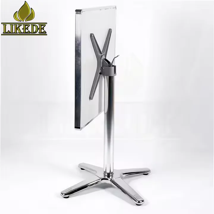 High Quality 304# Stainless Steel Folding Table Base Metal Furniture Legs for Outdoor Chairs