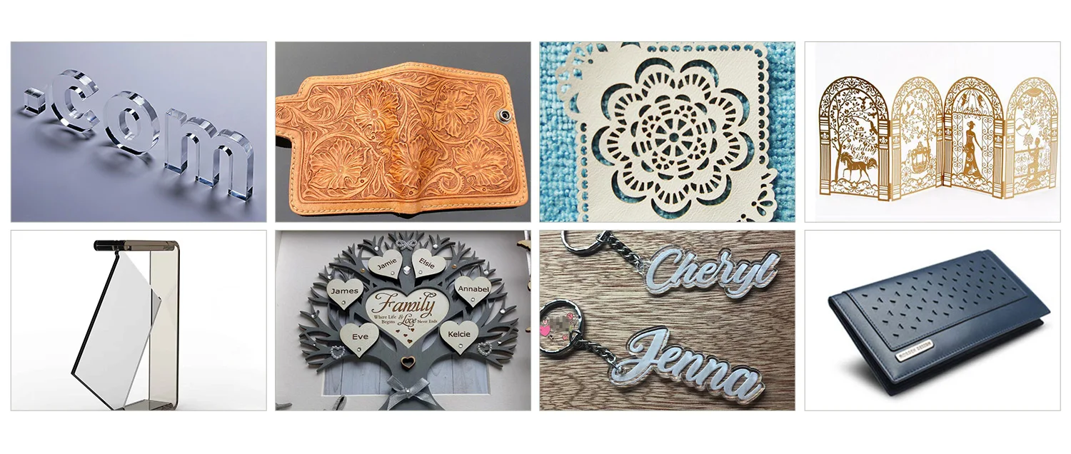 LC1390N Red Sun Laser tube double heads acrylic sponge CO2 laser cutting machine wood carving machine