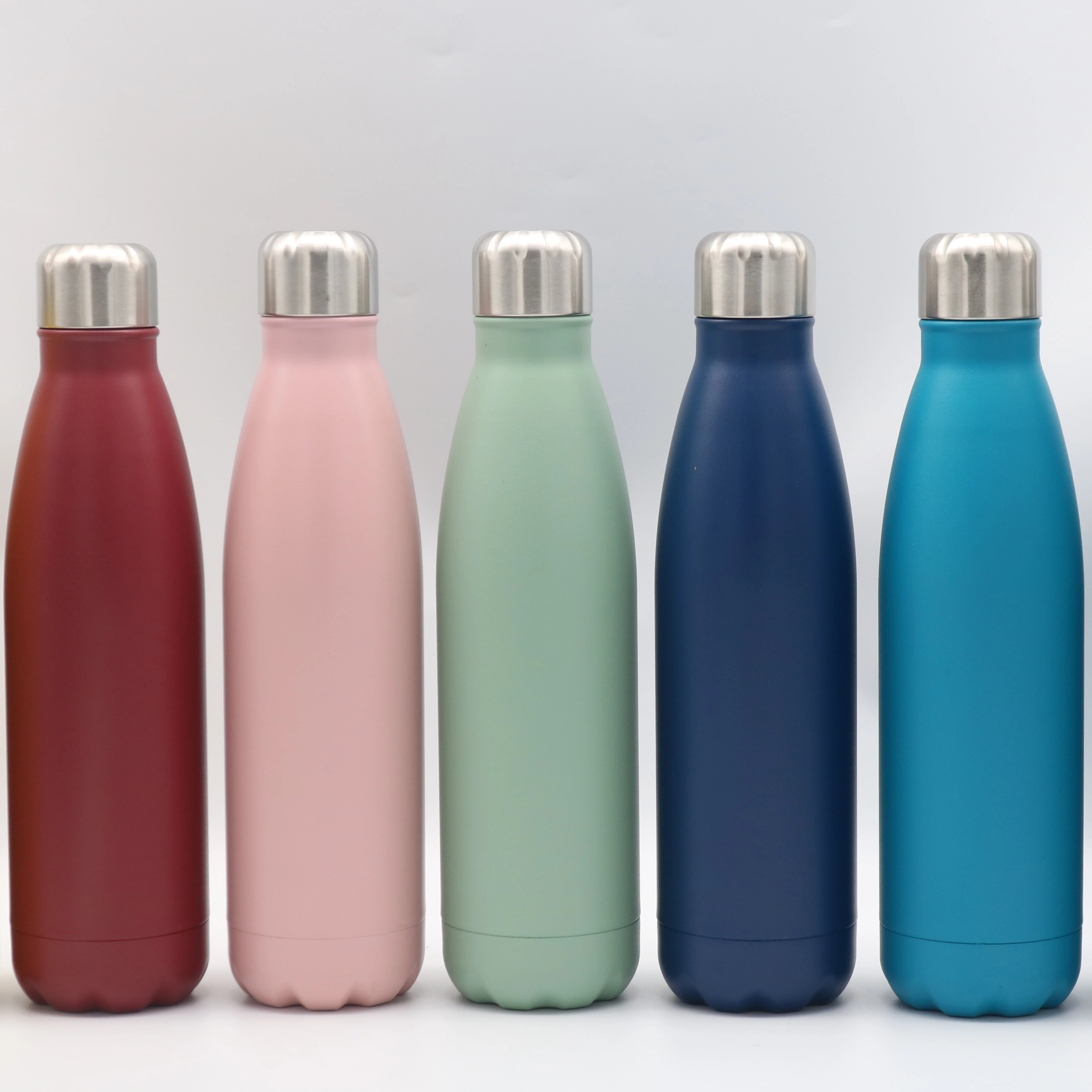 amazon best seller 500ml cola shaped sport water bottle high quality stainless steel bottle vacuum insulated flasks