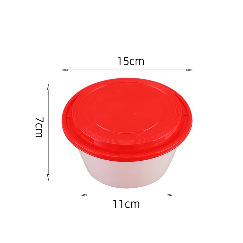 Reusable Plastic Airtight Deli Food Storage Containers with Lids Ideal for Soup Meal Prep BPA-Free Stackable