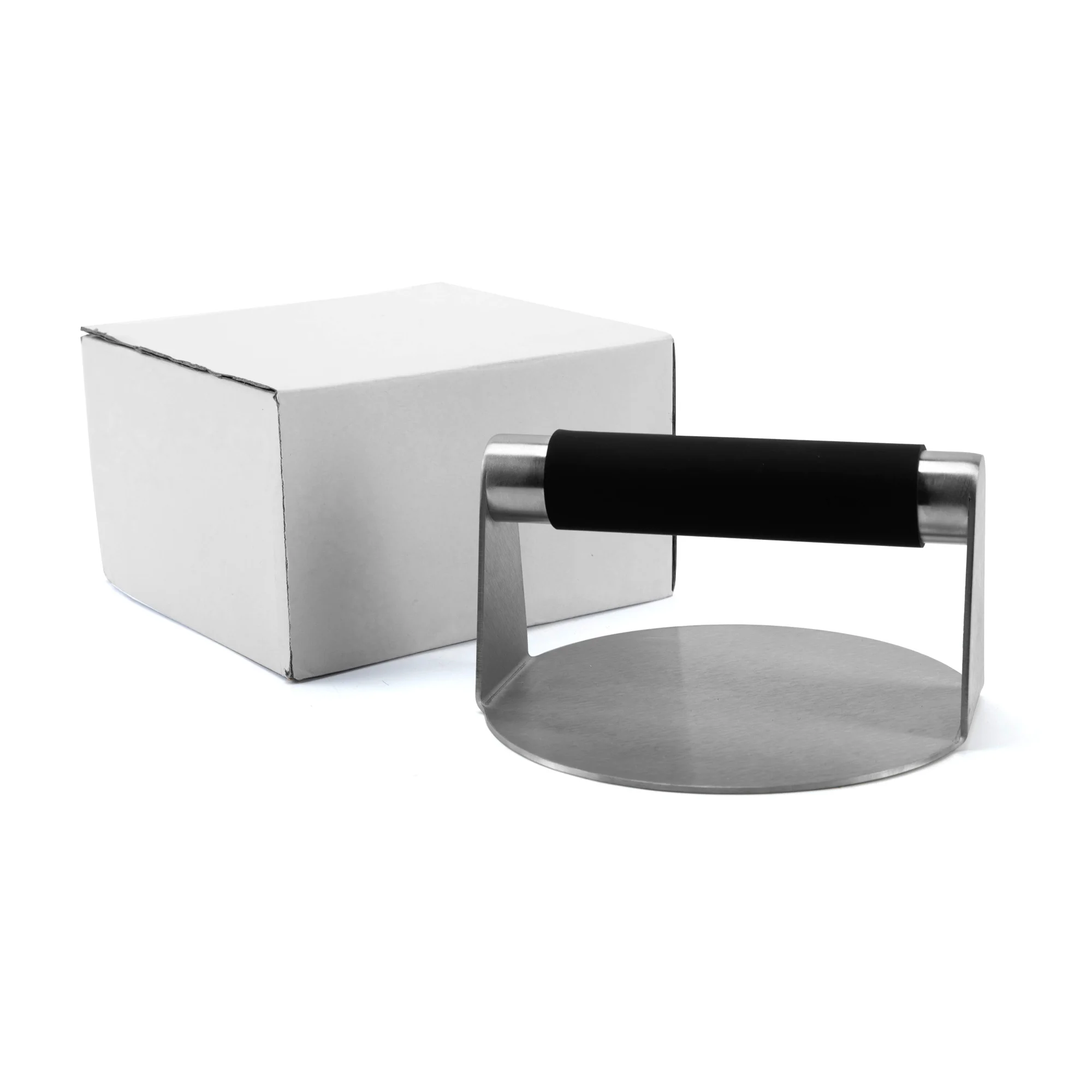 New Item Anti-Scald Handle Burger Press Round Stainless Steel Burger Smasher