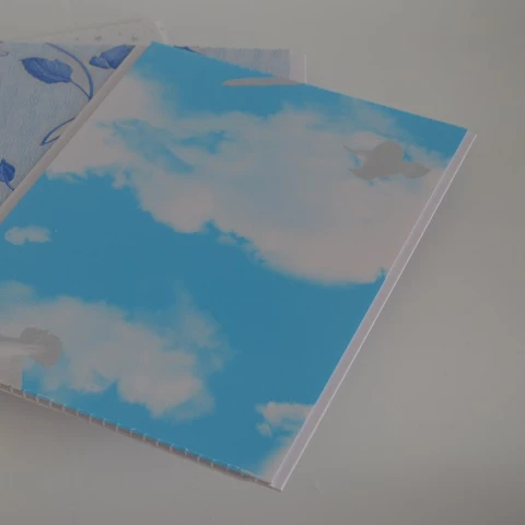 Fonyi Rich colors hot stamping pvc ceiling panel techo PVC cielo raso en PVC for kitchen