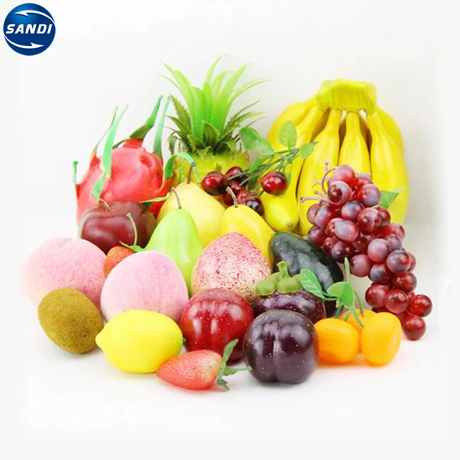 
Decoration plastic customized fake fruit and vegetables 