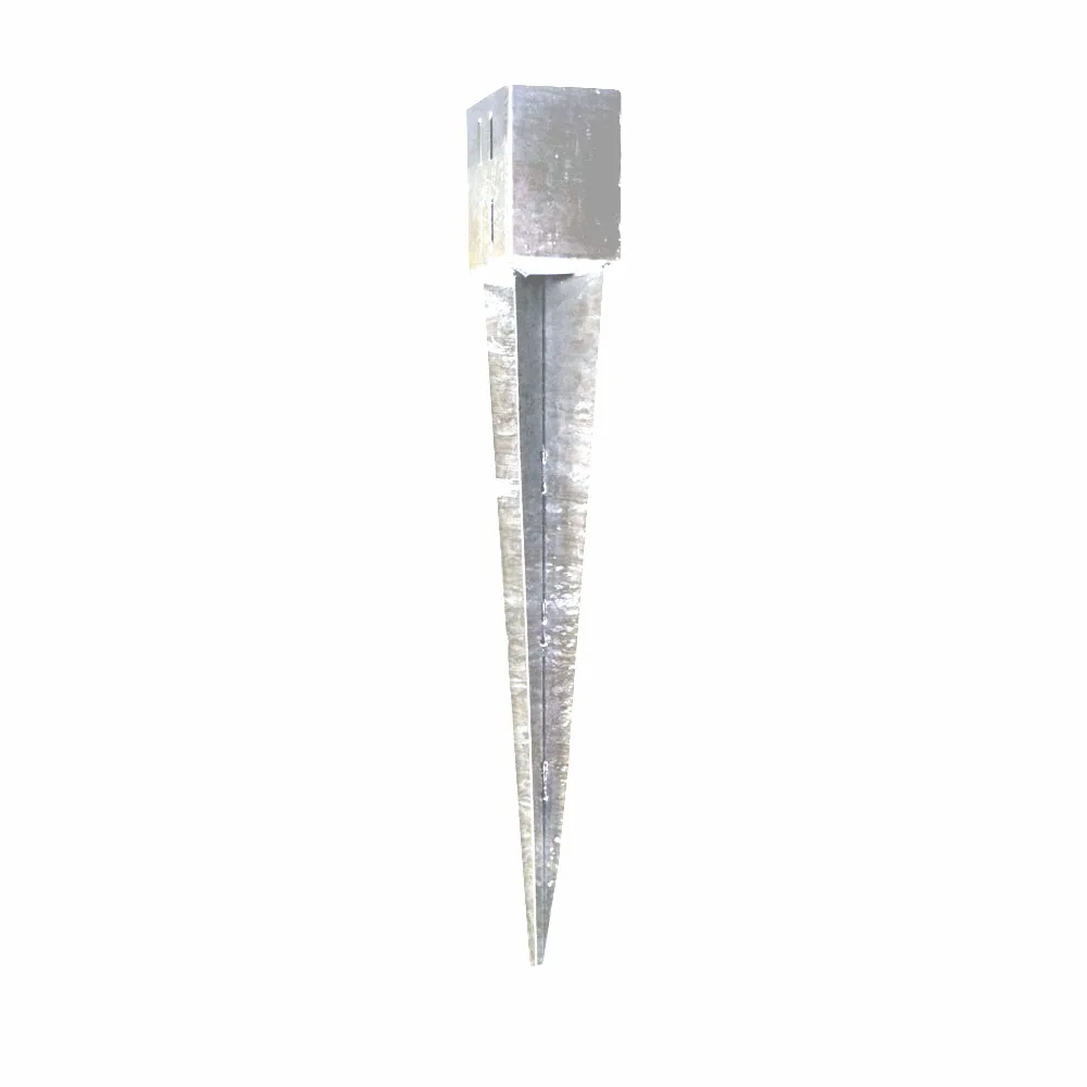 
 Long life Galvanized Steel Ground Pole Anchor for Garden Fence Post  